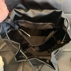 Brand NEW beautiful Versace Nylon backpack with gold emblem and signature straps Versace Collection | Bags | Brand New Beautiful Versace  main image 2